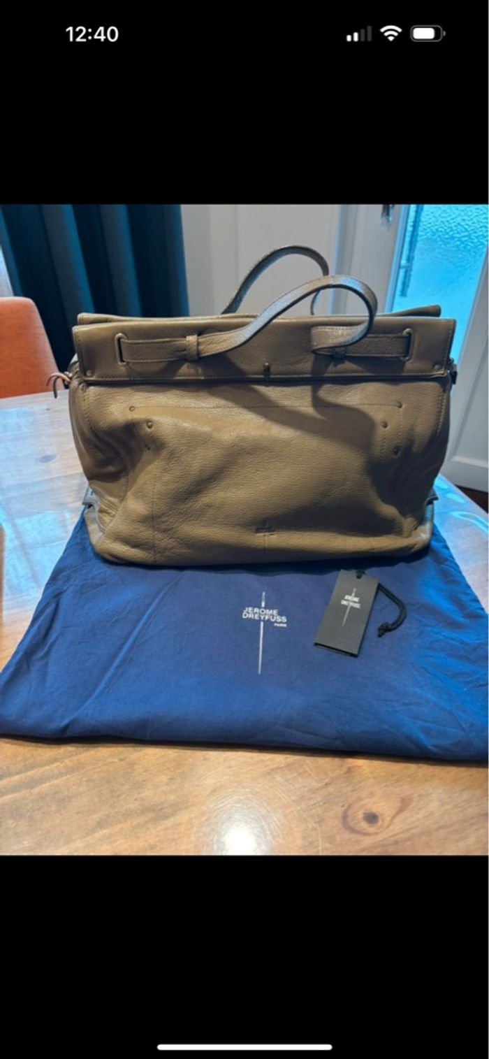 Sac Jérôme Dreyfuss Carlos vert savane