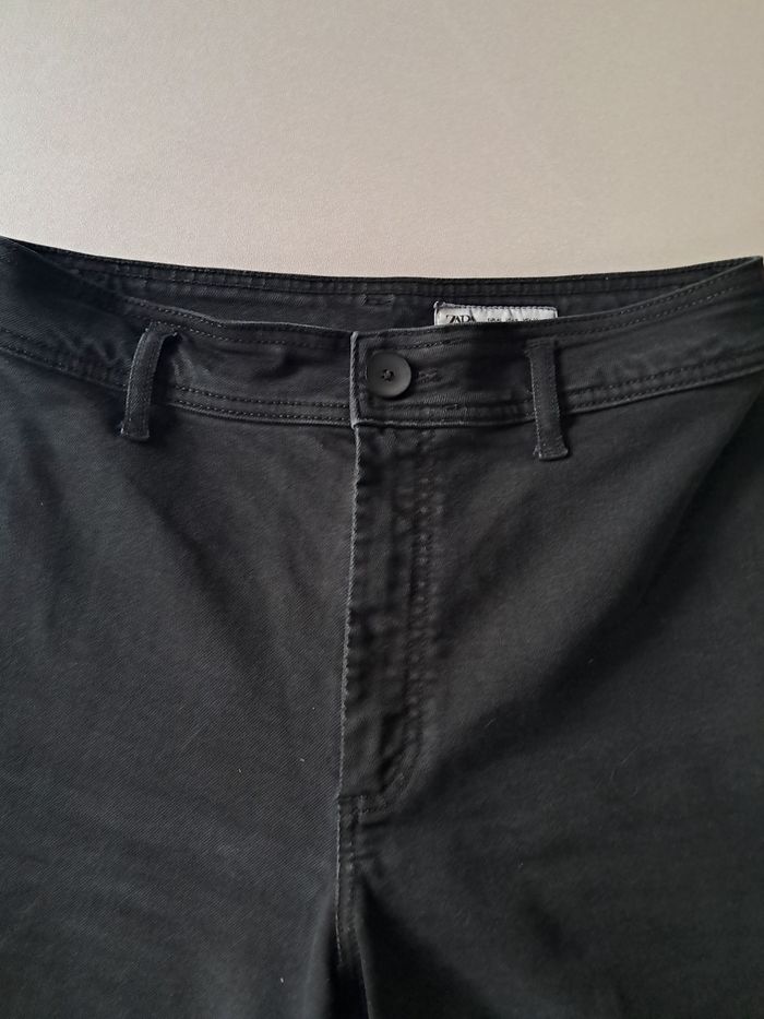 Pantalon large Zara taille haute 42 (Petit) - photo numéro 3