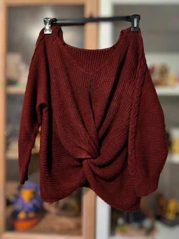 Pull bordeaux de chez shein