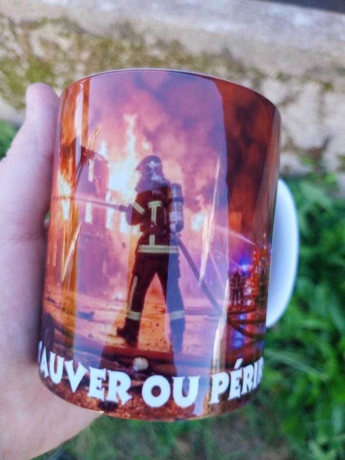 Mug Sapeurs-pompiers Sauver ou Périr - photo numéro 4