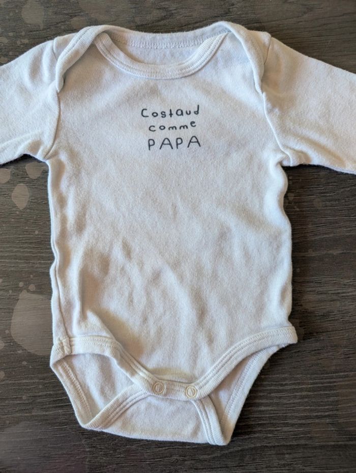 Body manches longues costaud comme papa