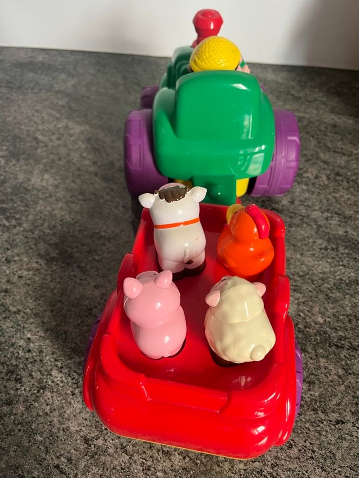 Tracteur musical avec animaux - photo numéro 5