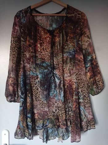 Tunique longue imprimés animaliers "Bréal" T. XL