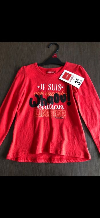 Tee shirt manches longues 5 ans