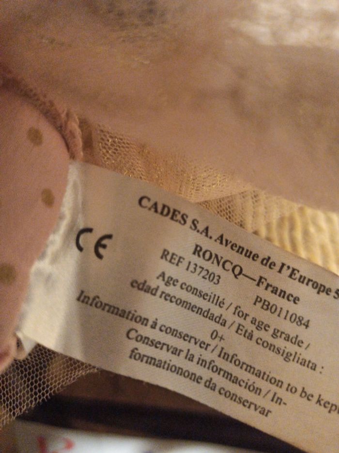 peluche poupée Cades Amadeus tbe - photo numéro 4
