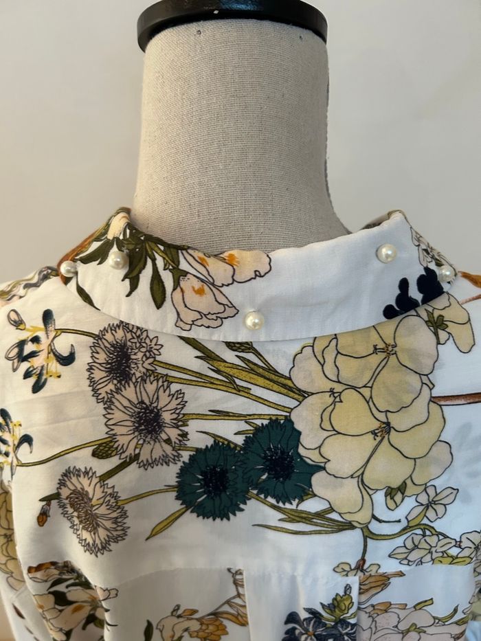 Chemise blanche à motif - taille 38/40 - photo numéro 4