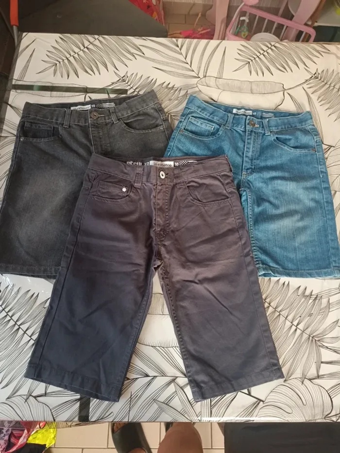 Lot short bermuda garçon