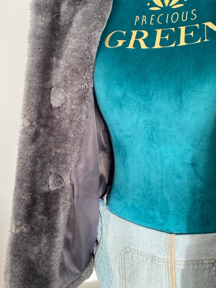 Veste Manteau Doux Épais Grande Capuche - photo numéro 5