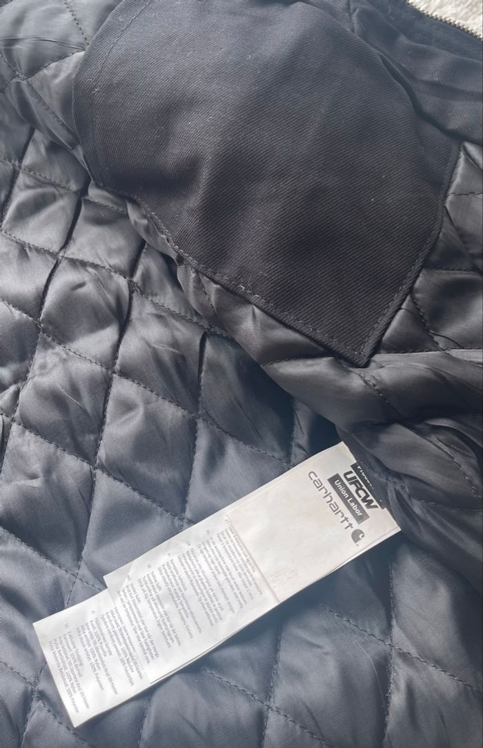 Veste Detroit jacket Carhartt style rework noir - Taille S - photo numéro 4