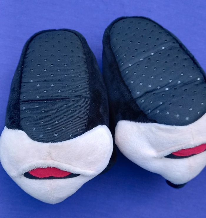 Chausson Mickey- noir et beige - Disney - Semelle : 16 cm - photo numéro 2