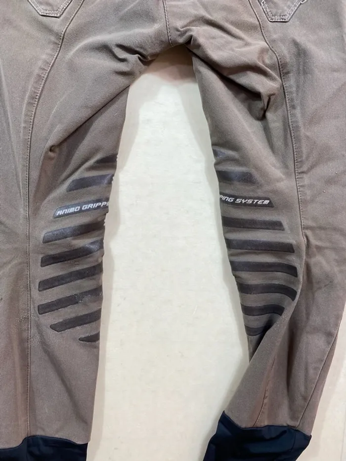 Pantalon équitation Animo Brun XXS Très Bon État - photo numéro 9
