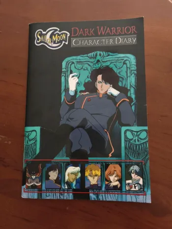 Livret sailor moon dark warrior character diary vierge