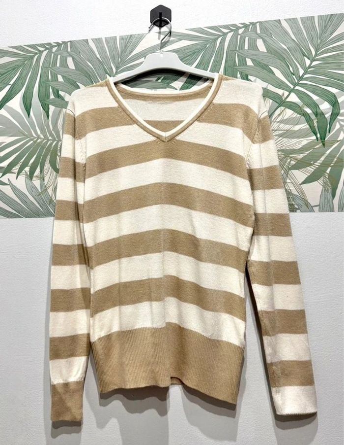 Jerséis rayas bicolor / Pulls rayés bicolores