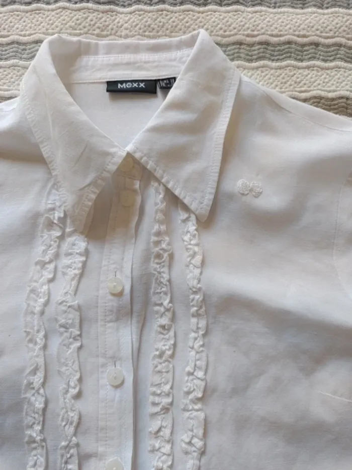 Chemise Mexx t.40 100% lin - photo numéro 2