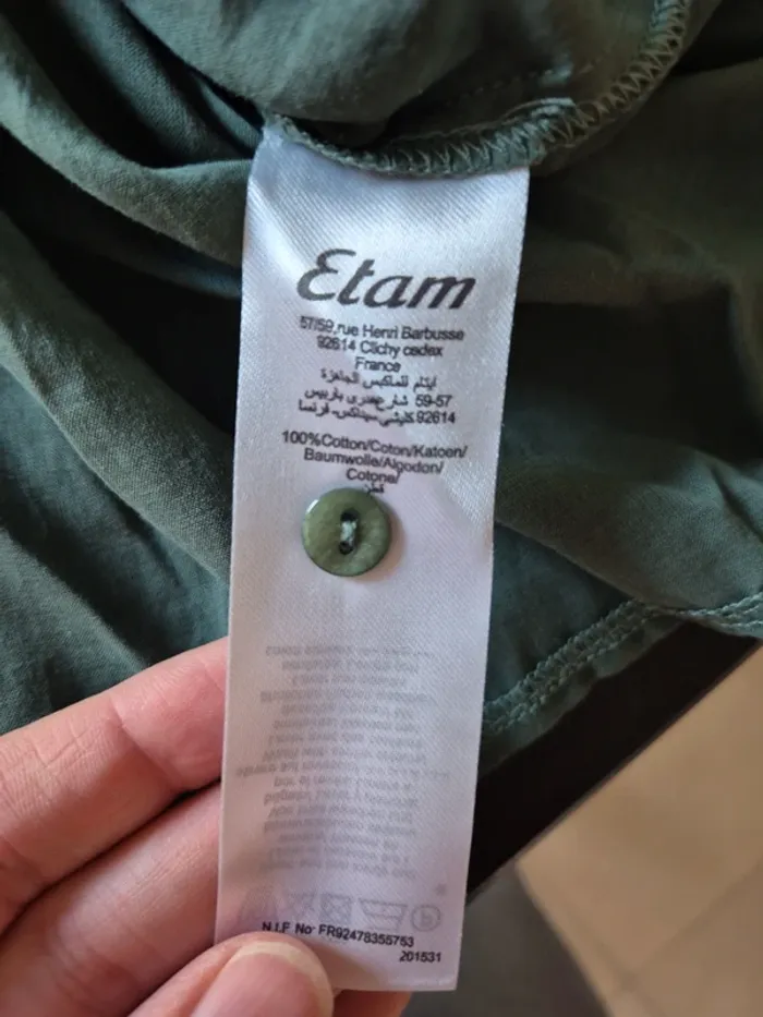 Blouse femme manches 3/4 Etam s neuve - photo numéro 5