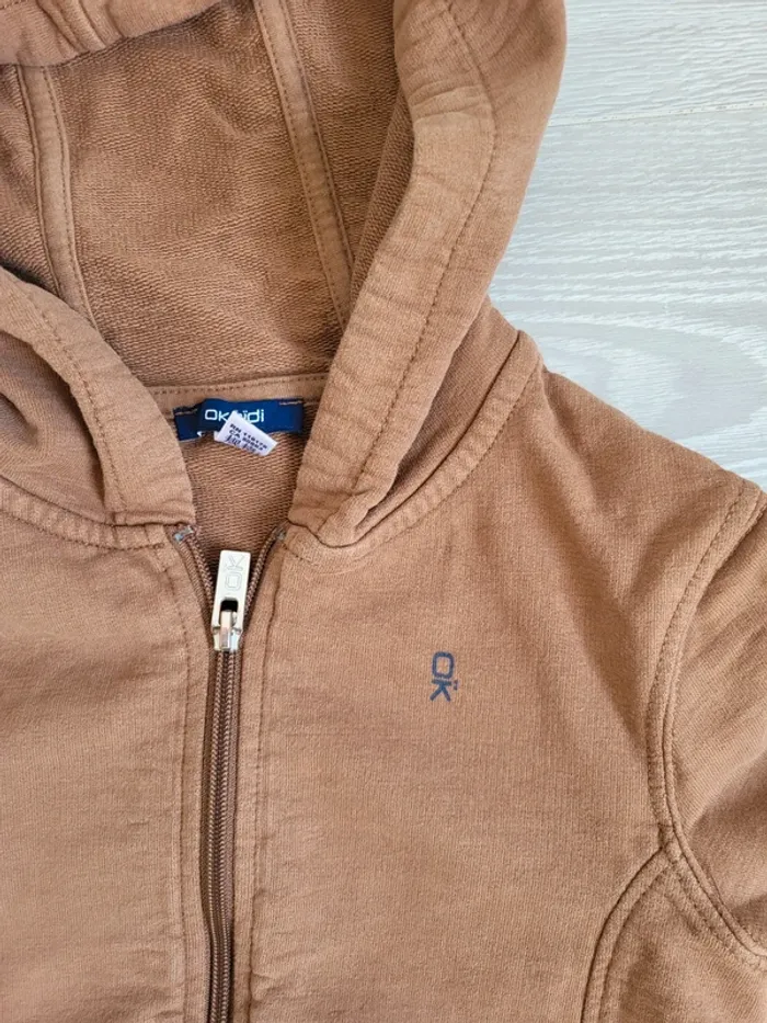 Veste zippée Okaïdi 8 ans - photo numéro 2