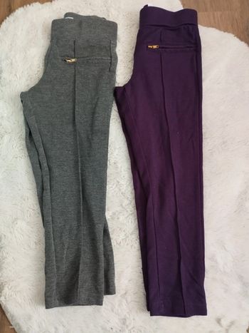Lot de 2 jeggings taille 4 ans