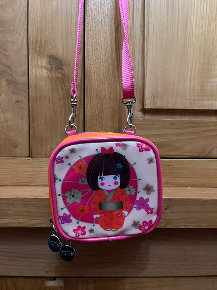 Sac bandoulière porte-monnaie Pylones