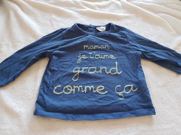 Lot de 3 maillots manches longues garçon 12 mois - photo numéro 6