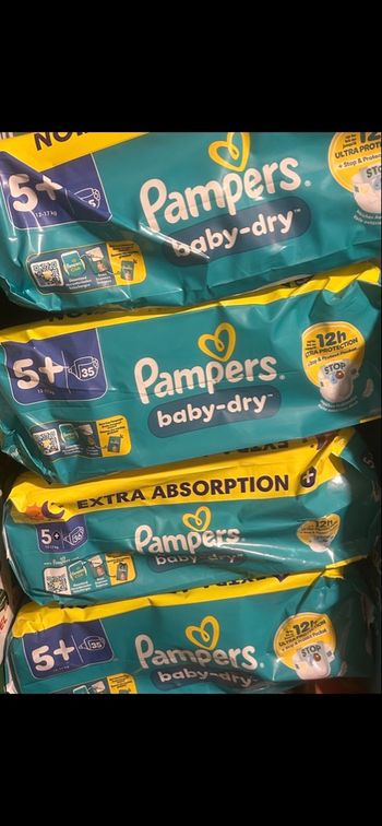 Pampers taille 5+