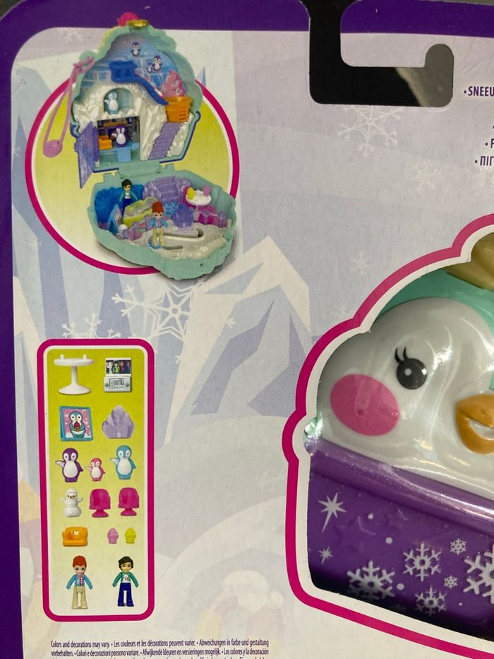 Coffret Polly pocket Pingouin des neiges avec personnages et accessoires neuf sous blister - photo numéro 3