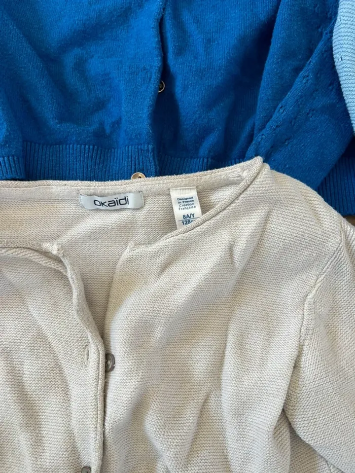 Lot gilets fille 8 ans - photo numéro 5