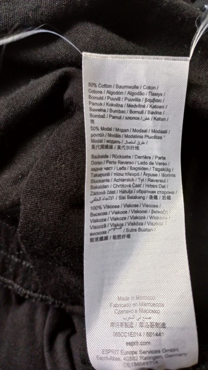 Robe noire légère Esprit - photo numéro 4