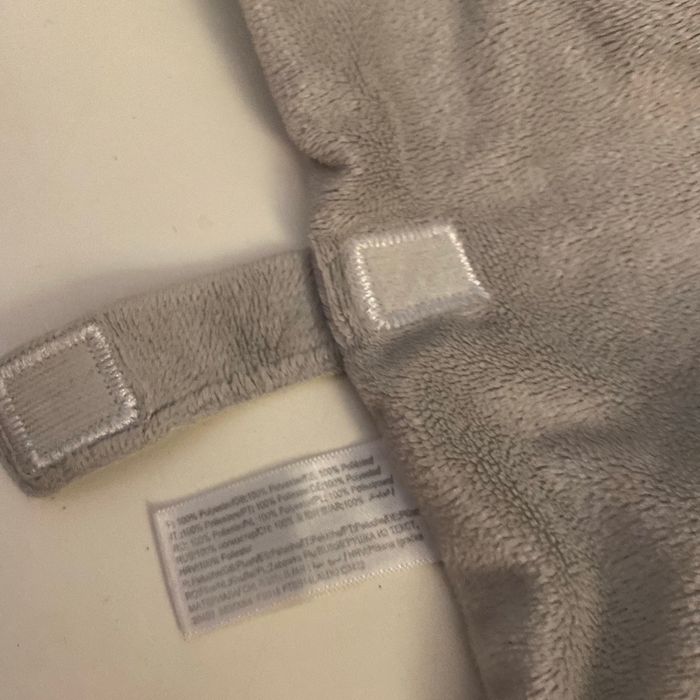 Doudou  de secours  lapin et attache tétine - photo numéro 3
