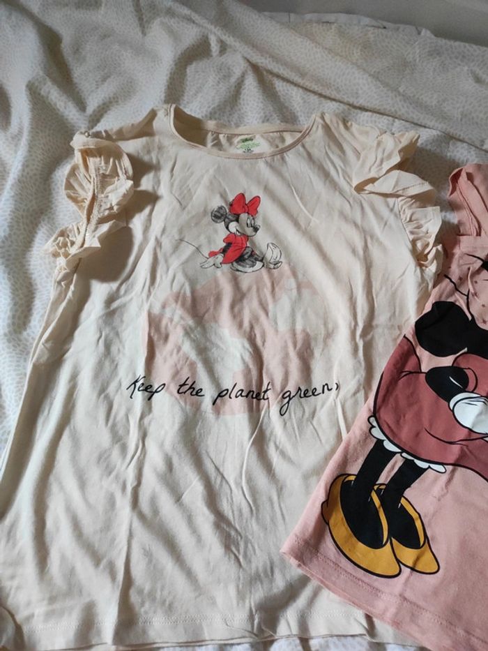 Lot de 4 t-shirt Disney Minnie - photo numéro 5