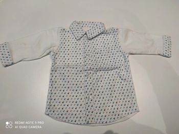 Chemise bi matière 3mois neuve