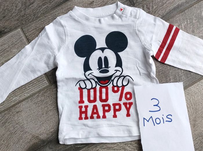 T-shirt manches longues Mickey Disney
