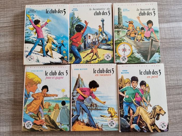 Gros lot de livres anciens le club des cinq - photo numéro 2