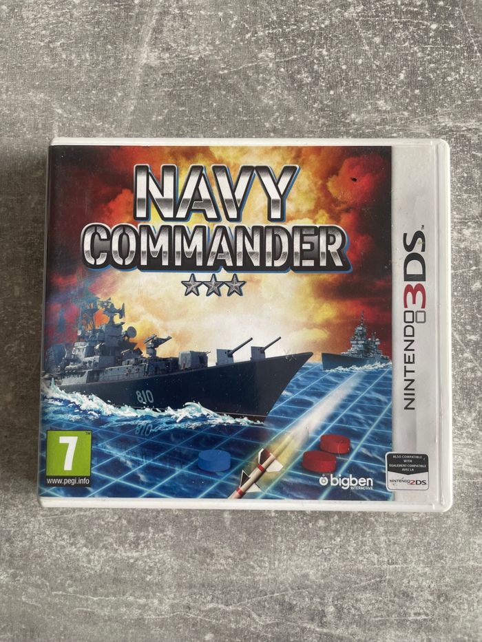 Jeu pour Nintendo 3DS, Navy commander en français.