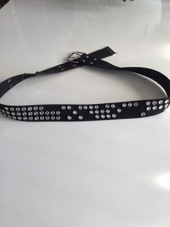 Ceinture vintage en toile coton 80s