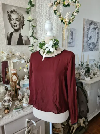 Blouse couleur prune/ bordeaux Forever 21 Taille S