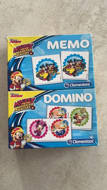 Jeux mémo et domino Mickey