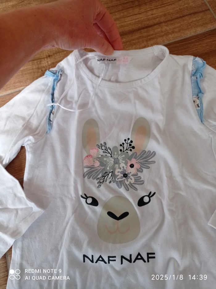Lot 2 pyjamas fins liberty Naf Naf 4 ans - photo numéro 2