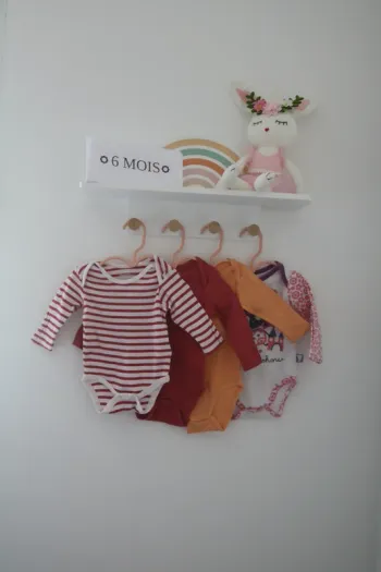 Lot bodies hiver fille 6 mois