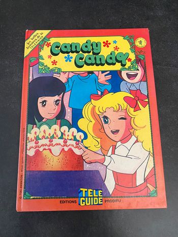 BD Candy Candy Tome 2 Le départ de Tom - Téléguide édition Profidu 1978 retro comics 70s