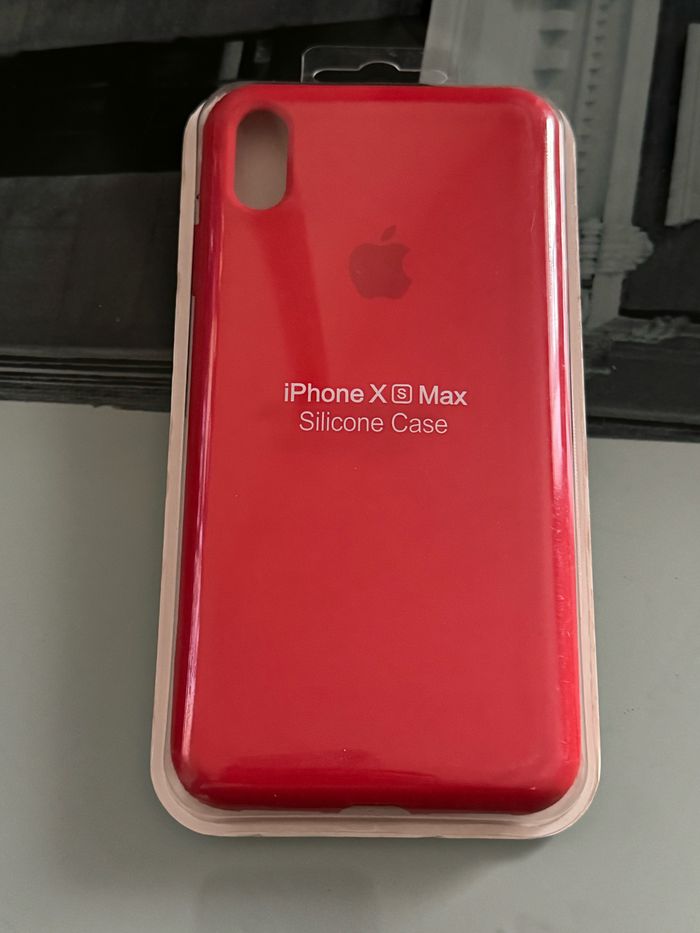 Coque silicone iPhone XS Max neuve