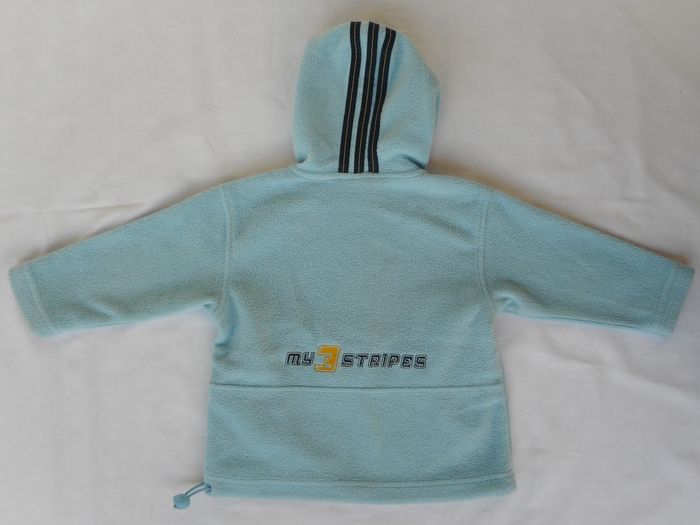 Pull polaire à capuche - Adidas - 18 mois - photo numéro 2