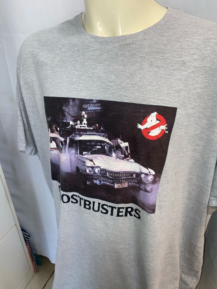 Tee shirt gris Ghostbusters vintage coton taille XXXXL = 4XL - n1j - photo numéro 2