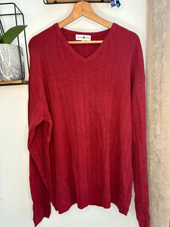 Pull rouge XXL