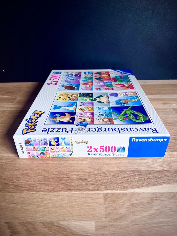 Puzzle Pokémon Ravensburger 2x500 pièces neuf scellé - photo numéro 4