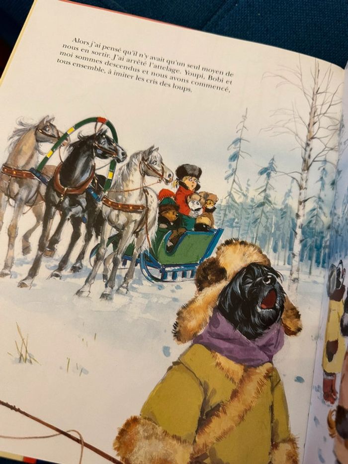 Caroline en Russie édition limitée reliure rouge livre bd album Hachette Pierre Probst - photo numéro 4