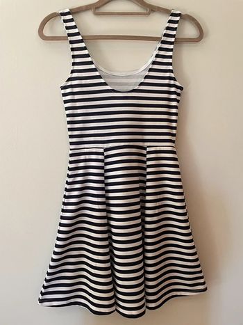 Robe patineuse rayée