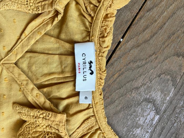 Blouse moutarde Cyrillus 6 ans - photo numéro 5