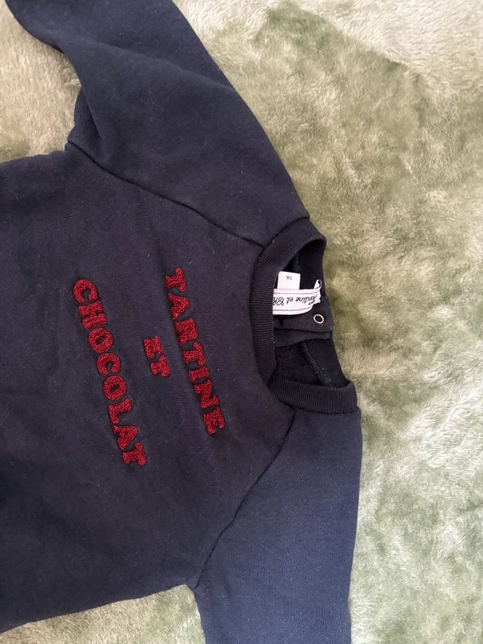 Sweat tartine et chocolat - photo numéro 2