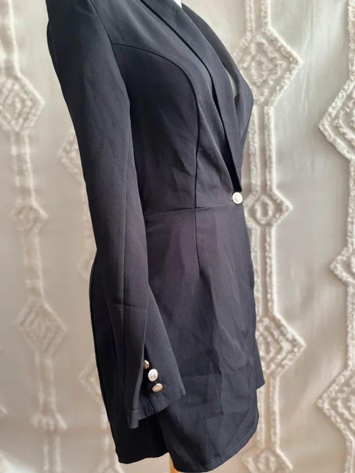 Robe blazer combi-short noire AMISU – taille 34 / XS – chic & pratique classy - photo numéro 9