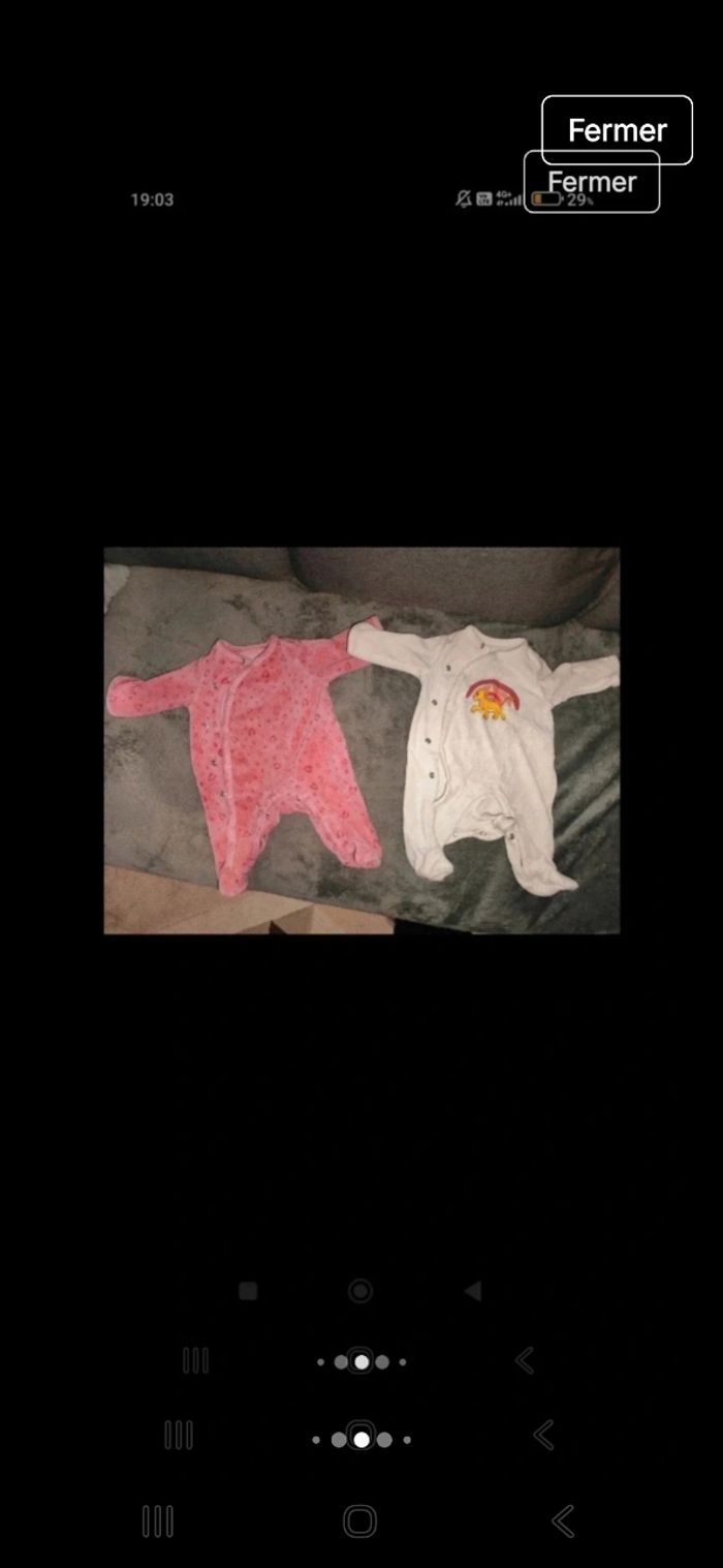 Lot vêtements bébé fille 1 mois - photo numéro 5